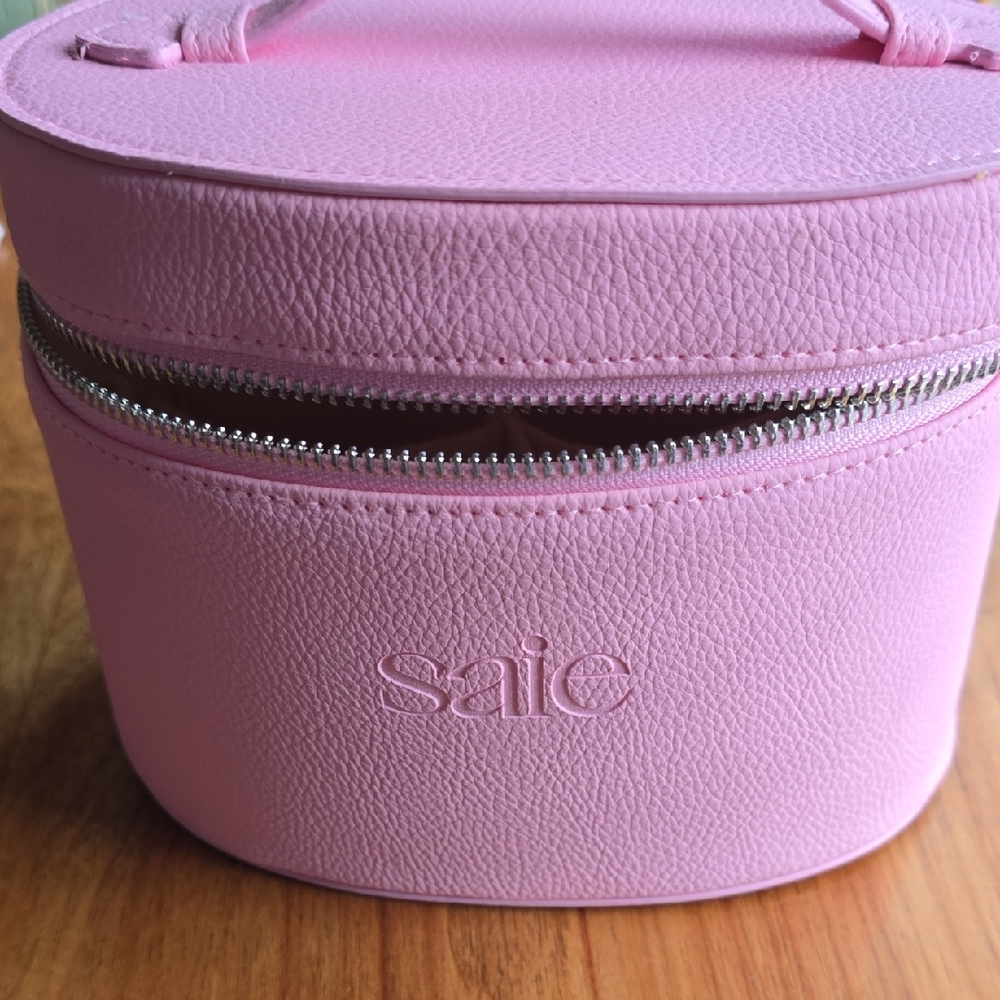 Saie Light Pink Cosmetic Bag